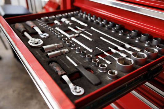 tool box with tools