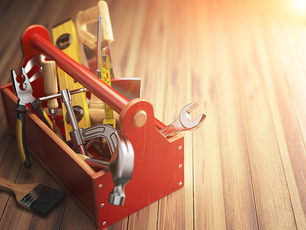 tool box with tools